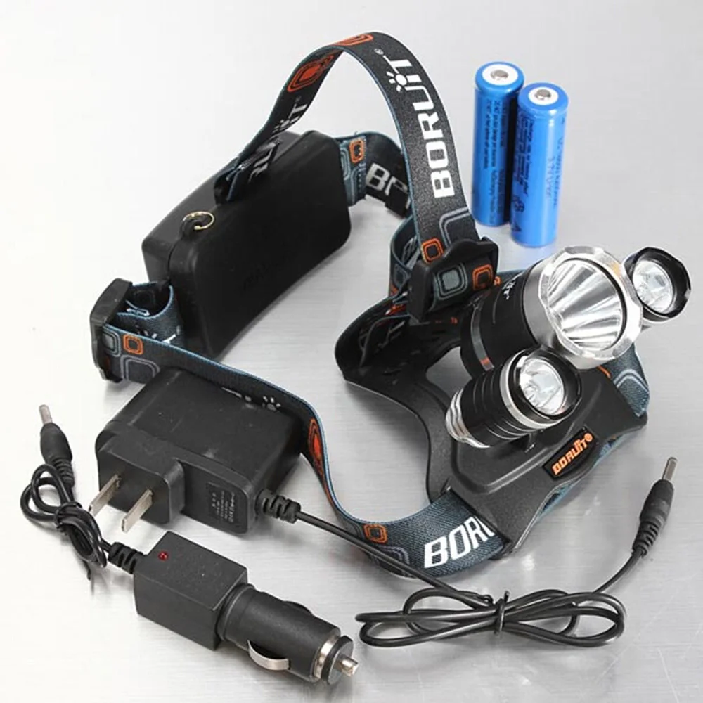 LW-5000-Luz LED negra, 3 LED, 10W, 3 modos, 5000LM