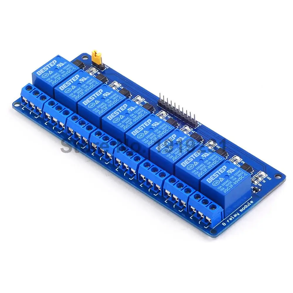 

10PCS 8 Channel 5V Relay Module Low Level Trigger 8-way Relay Module Board for Arduino PIC AVR MCU DSP