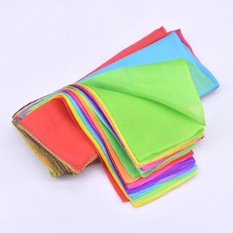 Rainbow Silk Streamer Multicolor(1000cm*20cm) Magic Tricks Funny Stage Magia Gimmick Props Accessories Scarve Appearing Magia