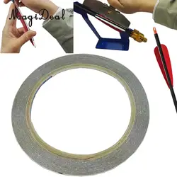 MagiDeal New Arrivals 1 Roll Adhesive Feather Tape Glue Archery Arrow Accessories DIY Black 10M Arrows Shooting Hunting Supplies