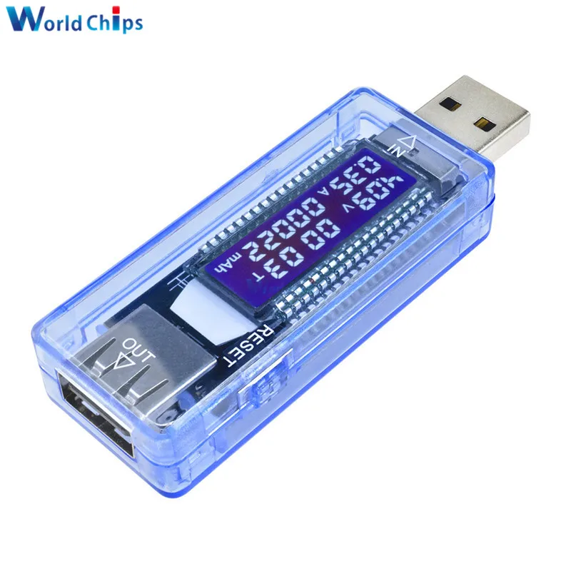 Digital Dispay 3.5-7V USB Tester Current Voltage Charger Capacity Doctor Quick Charge Power Bank Meter Voltmeter