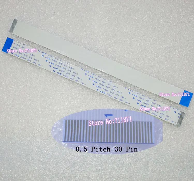 유연한 플랫 케이블 익스텐션 코드 커넥터, 20cm 타입 B, 0.5 피치, 30 핀, 30P FFC 연장 어댑터, 30P FFC FPC 연장 커넥터