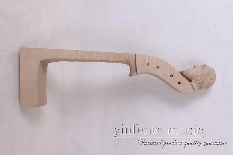 new 4/4 Violin Neck New hand carved white 1 pcs 2#