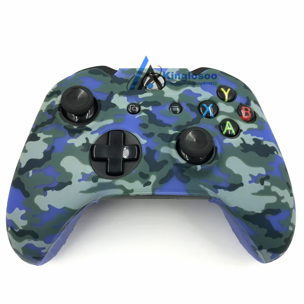 Custom-made Silicone Skin Sleeve Rubber Protective Grip Case Cover for Xbox One Game Wireless Controller