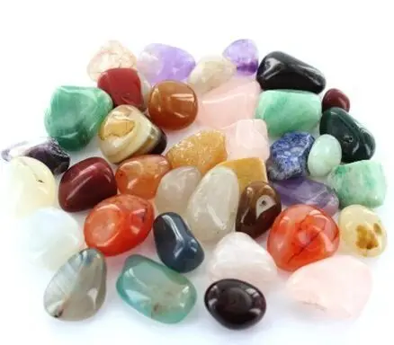 Tumbled Stone Mix Medium Mix Tumbled Stone Healing Crystals Wholesale Bulk Lot (20 to 30 mm)