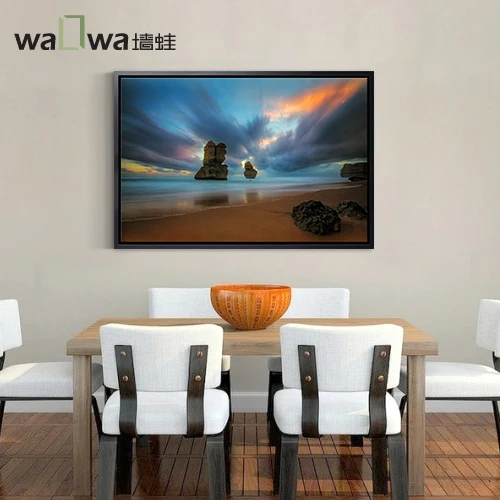 The wall mural painting photography frog Horizon Series frame painting decorative painting of modern living room became LH1