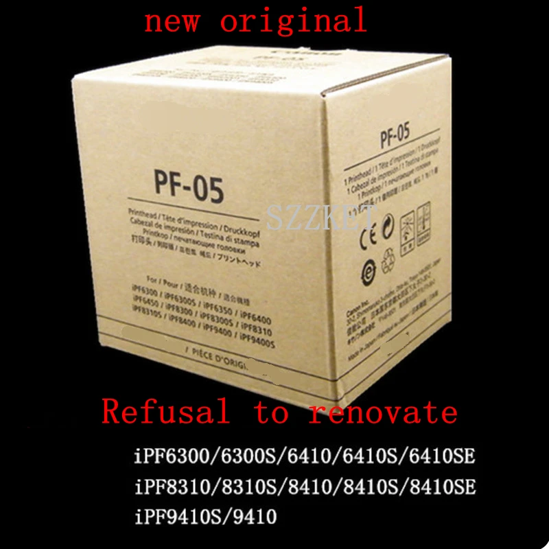 New Original Inkjet Print Head PF-05 PF 05 PF05 Printhead For Canon IPF6300 6350 6410 6460 IPF8300 8310 8410 IPF9410 8400 Nozzle