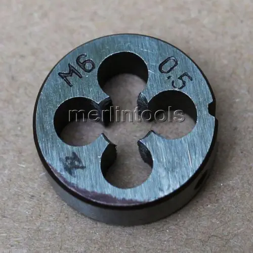 6 مللي متر x .5 متري اليد اليسرى يموت M6 x 0.5 مللي متر الملعب