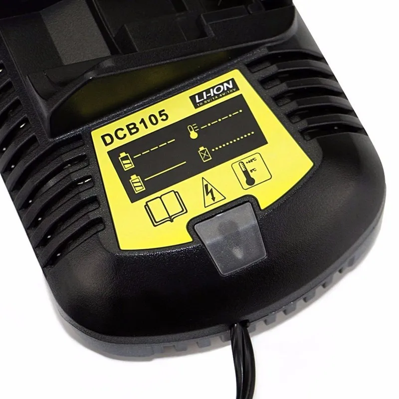 Pengganti Pengisi Daya Cepat DCB105 DCB101 DCB102 DCB200 DCB201 untuk Baterai Isi Ulang Dewalt 12V 20V MAX Li-ion