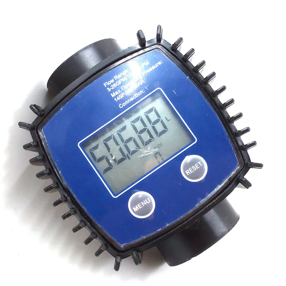 

K25 Adjustable Digital Turbine Flow Meter for Diesel Oil Kerosene Chemicals Gasoline Methanol Water Urea Etc. 10-120L/Min