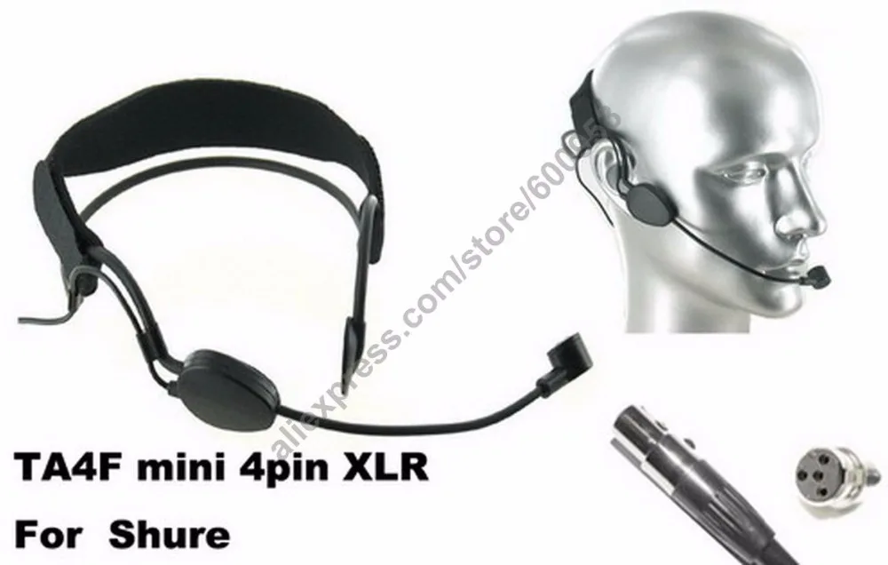 MICWL ME3-ULX Condensatore Testa Headset Indossa Cuffia Microfono Per Shure Wireless