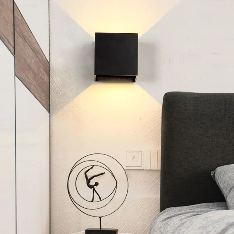 LED Outdoor Wall Sconce Porch Up Down Light Fixtures Waterproof Lamp Exterior Lighting Indoor Modern For Bedroom Garden Home image 2