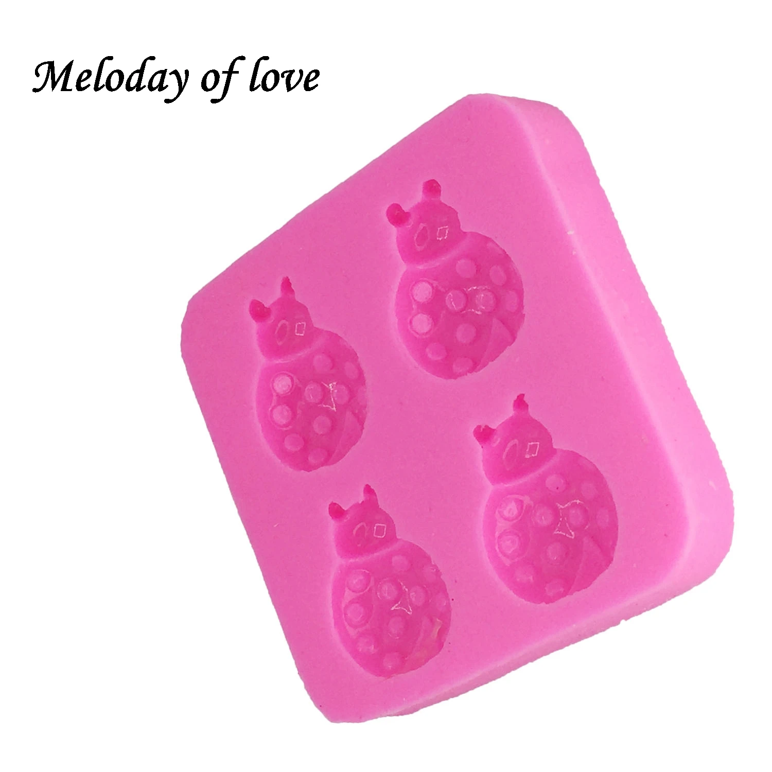 DIY Ladybug Cupcake Silicone Cake Mold 3D Fondant Cake Decorating Tools Cake Baking Tools DY0022