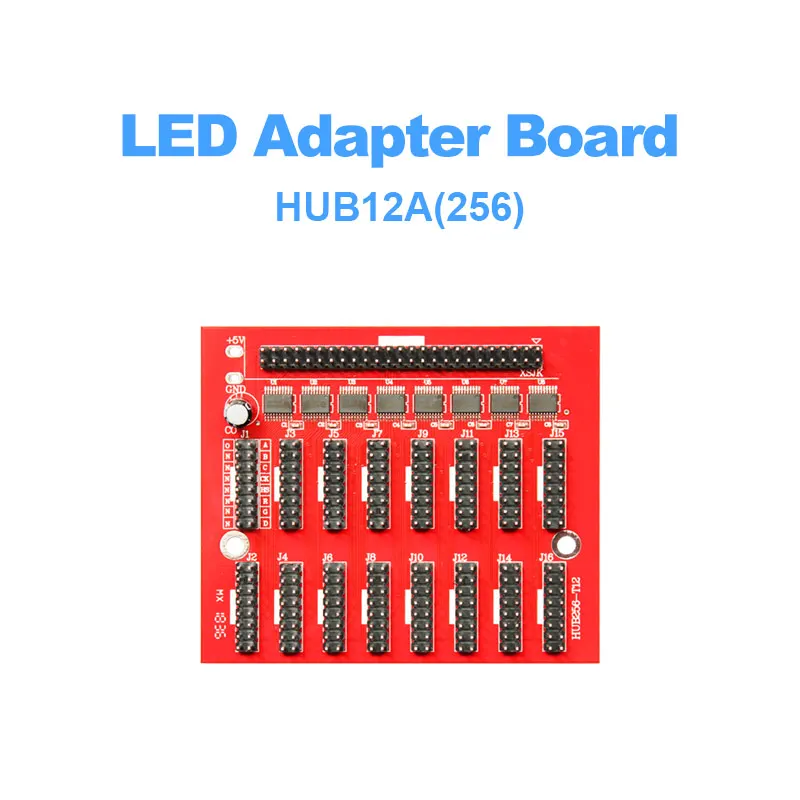 Адаптер-плата HUB12A(256), адаптер для платы управления светодиодным экраном, адаптер для преобразования платы со слотом управления с выходом порта 16 * Hub12A