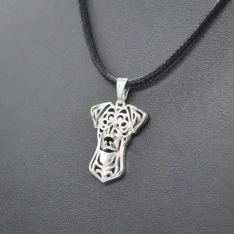 Jewelry Rope Chain Metal German Pinscher Dog Necklaces Lovers' Alloy Animal Pendant Necklaces