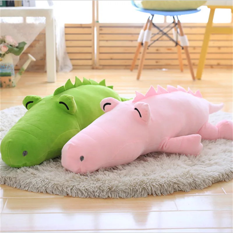 Free Shipping Cartoon One Piece Crocodile Stuffed Plush Toy Soft PP Cotton Crocodiles Pillows Sleeping Cushion Kids Adult Toys