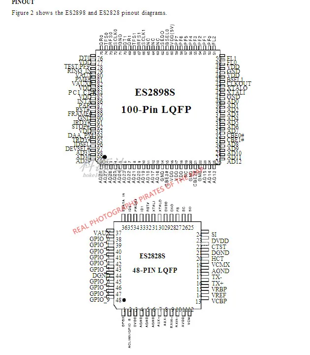 2 cái/lốc ES2898S QFP-100 ES2898 Còn Hàng