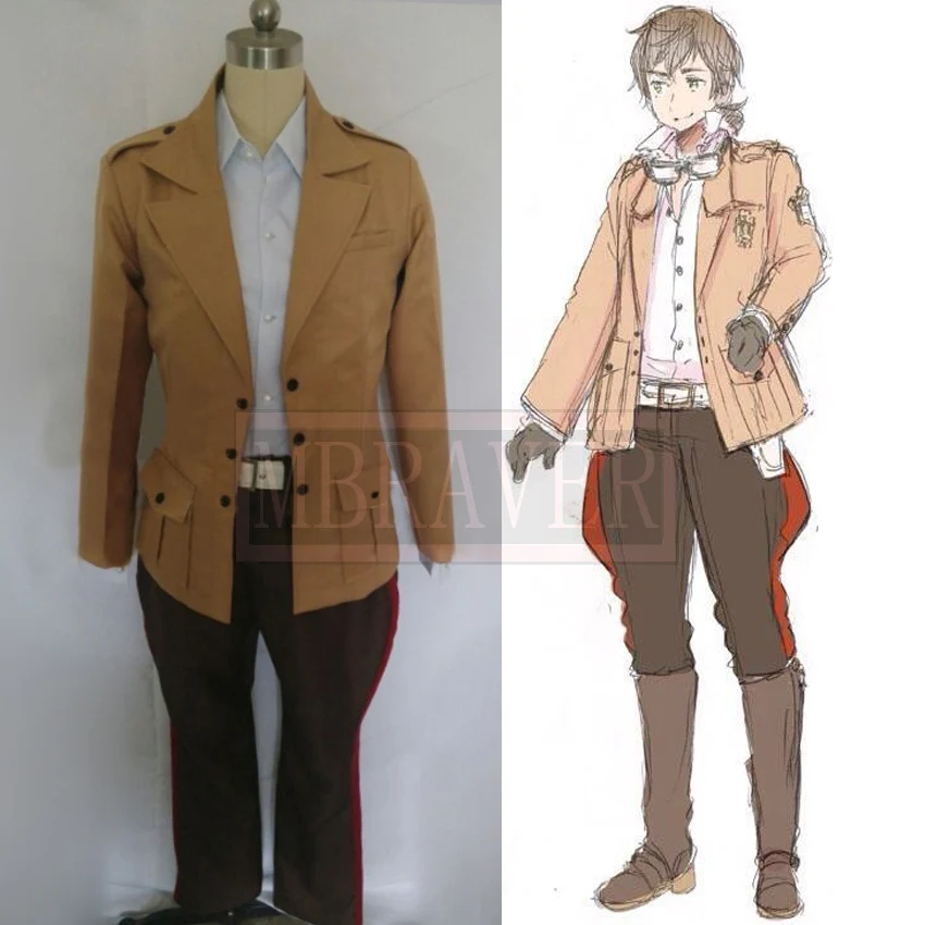 

Axis Powers Hetalia APH Portugal Army Uniform Anime Cosplay Costume Halloween Tailor made Any Size