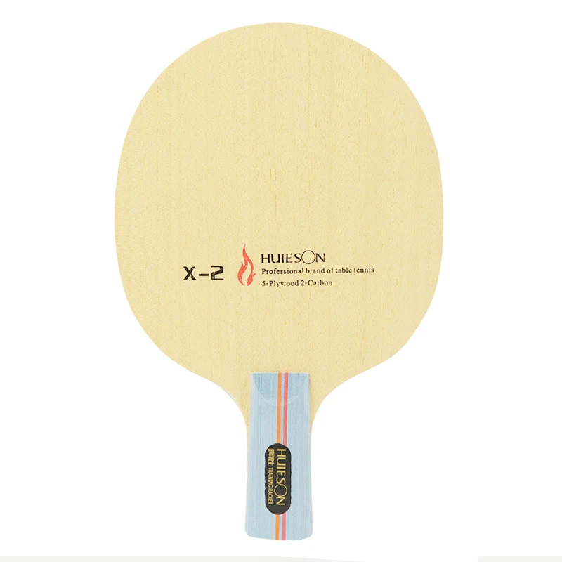 Huieson 7 Ply Hybrid Carbon Table Tennis Racket Blade with Big Central Ayous Wood for Fast Attack Loopkilling Training X2