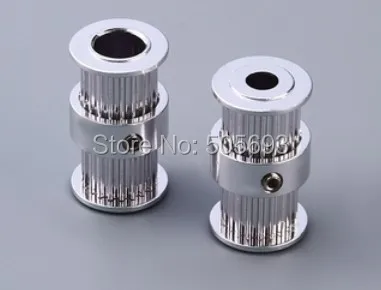 Polea de sincronización de correa de doble cabeza GT2, engranaje de doble cara, 20 dientes de ancho, 6mm, venta por paquete para impresora 3D, un paquete, Envío Gratis