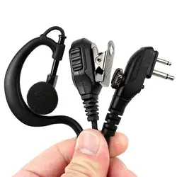 Auriculares con micrófono para PTT walkie-talkie, auriculares con micrófono para HYT Hytera, TC-500, TC-518, TC-580, TC-446S, TC-600, TC-610, TC-620