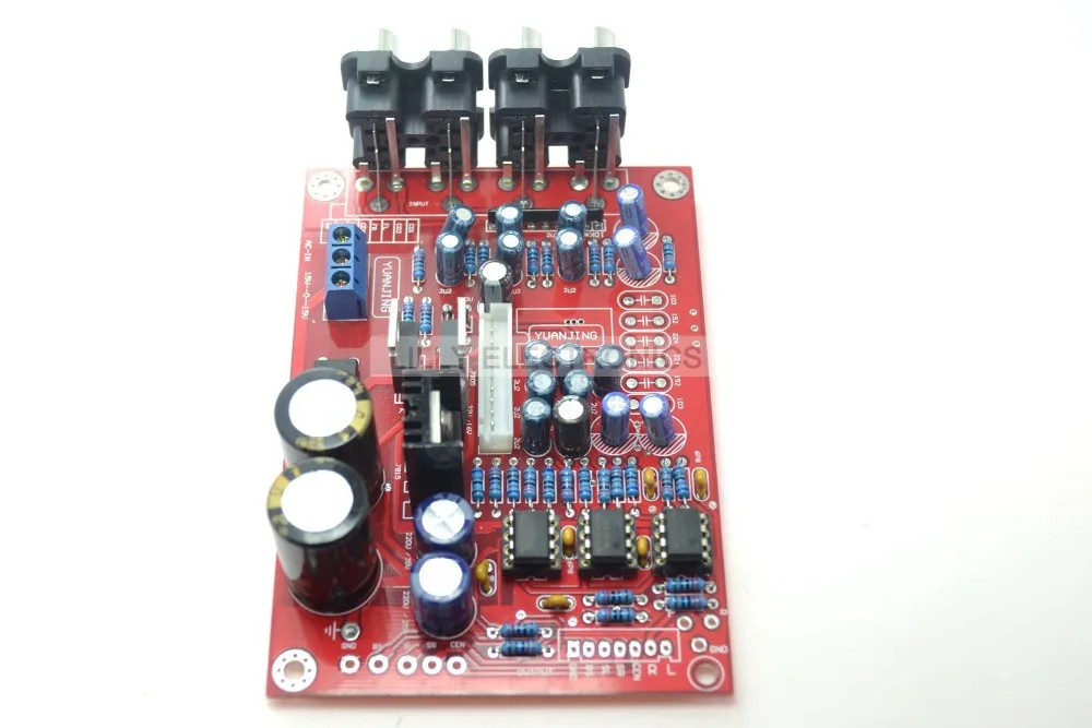 YJ 5.1 M62446 pre-amp board+Volume wireless control controller 6-channel