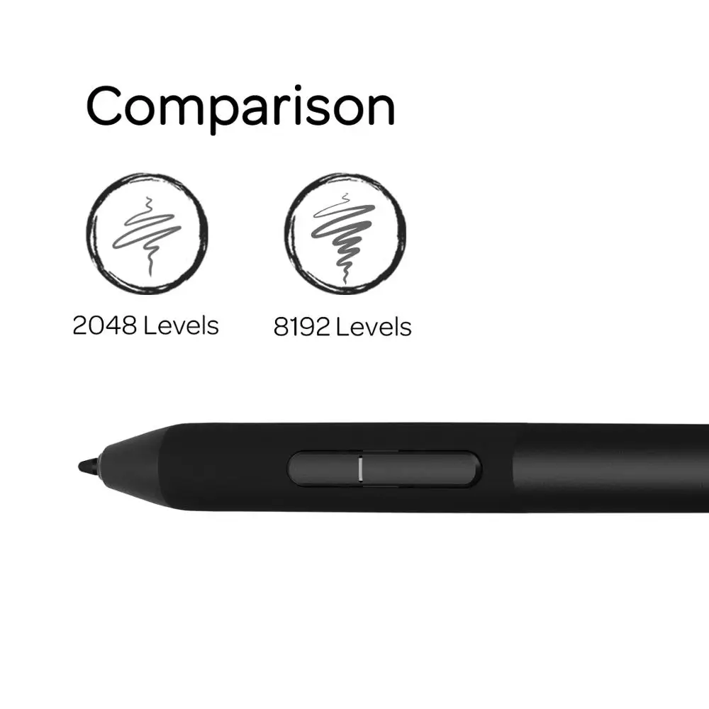 GAOMON ArtPaint AP32 8192 Levels Pressure Passive Stylus for Graphics Tablet S620/S630/S830/M106KPRO/M10KPRO/M1220/1230/PD2200