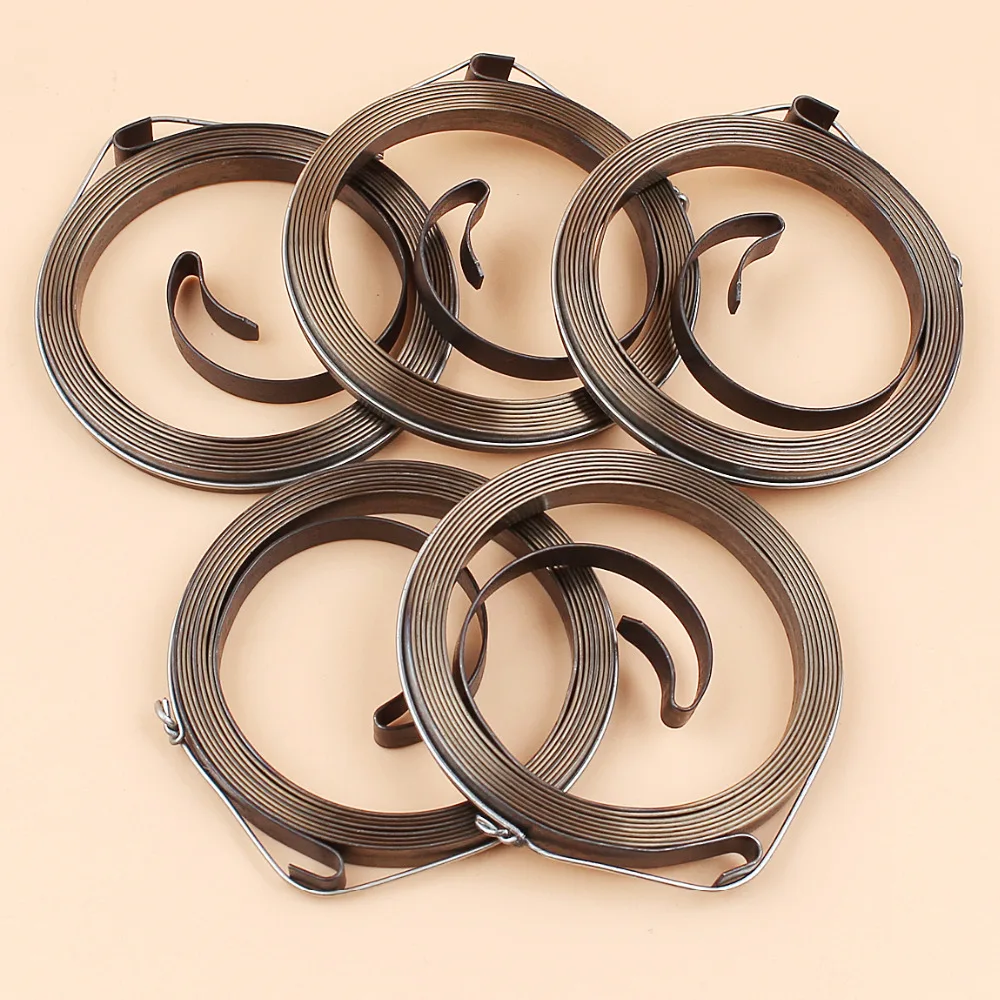 5Pcs/lot Recoil Starter Spring Fit HONDA GX160 GX200 GX120 GXV160 168F 170F 5.5-6.5HP Gas Generator Engine Motor Parts