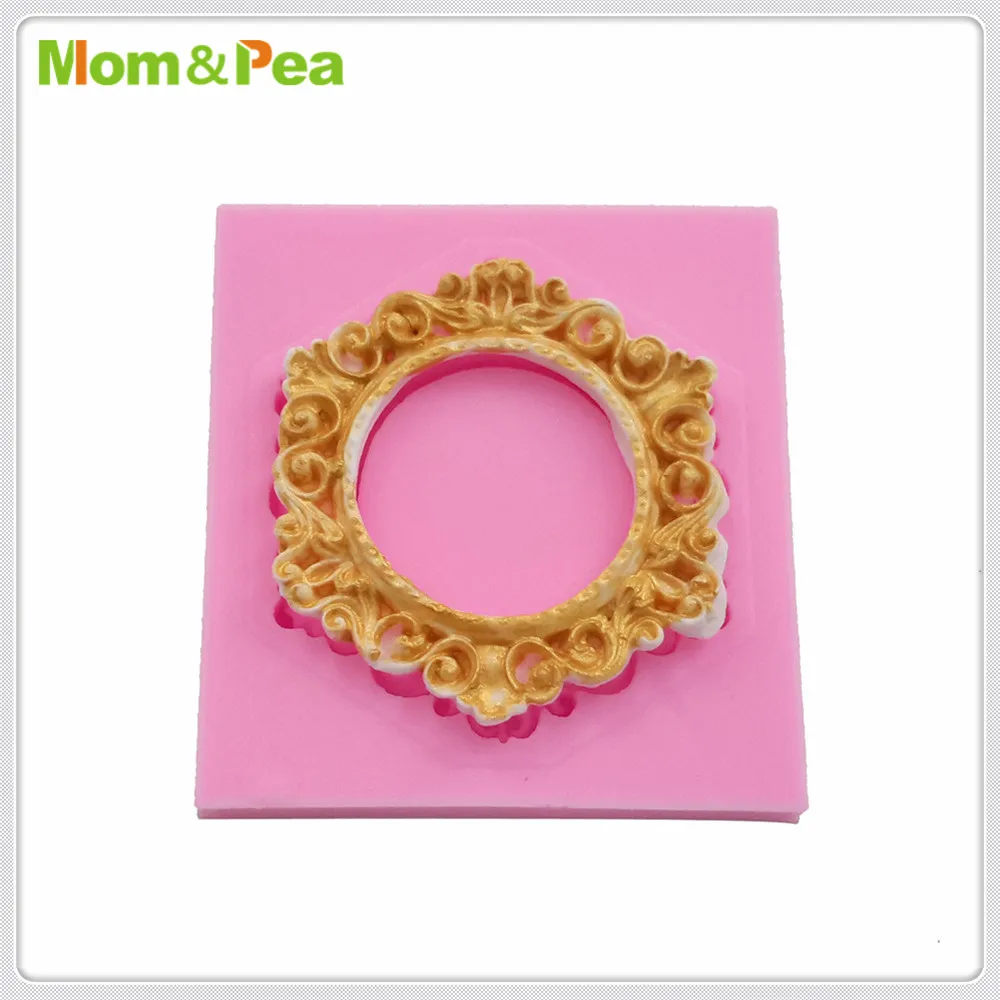 Mom&Pea MPA1710-1 Frame Silicone Mold Sugar Paste 3D Fondant Cake Decoration