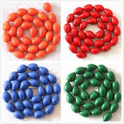 Newly paint glass beads 9*13mm teardrop waterdrop loose beads multicolor hot sale diy jewelry making 15