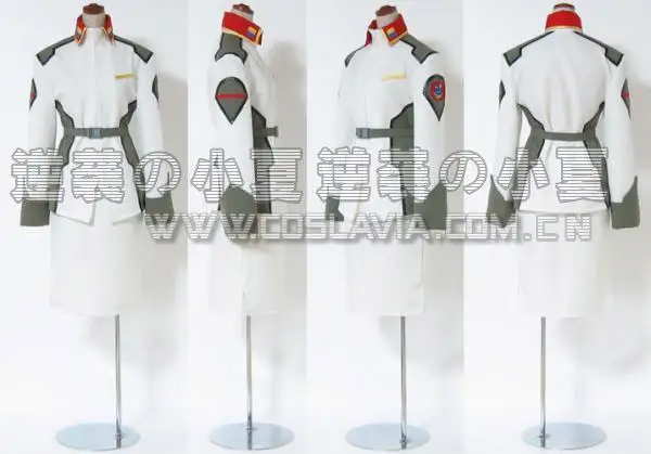 Mobile Suit Gundam SEED DESTINY Murrue Ramius Man And Women Cos Anime Cosplay Costume Uniforms Clothing 11