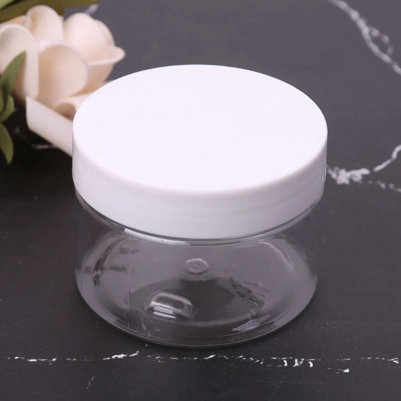 100ml-260ml Empty Storage Container Organizer Box For Light Clay Playdough Foam Slime Mud Makeup Jar Cosmetic Pot Cream Bottle