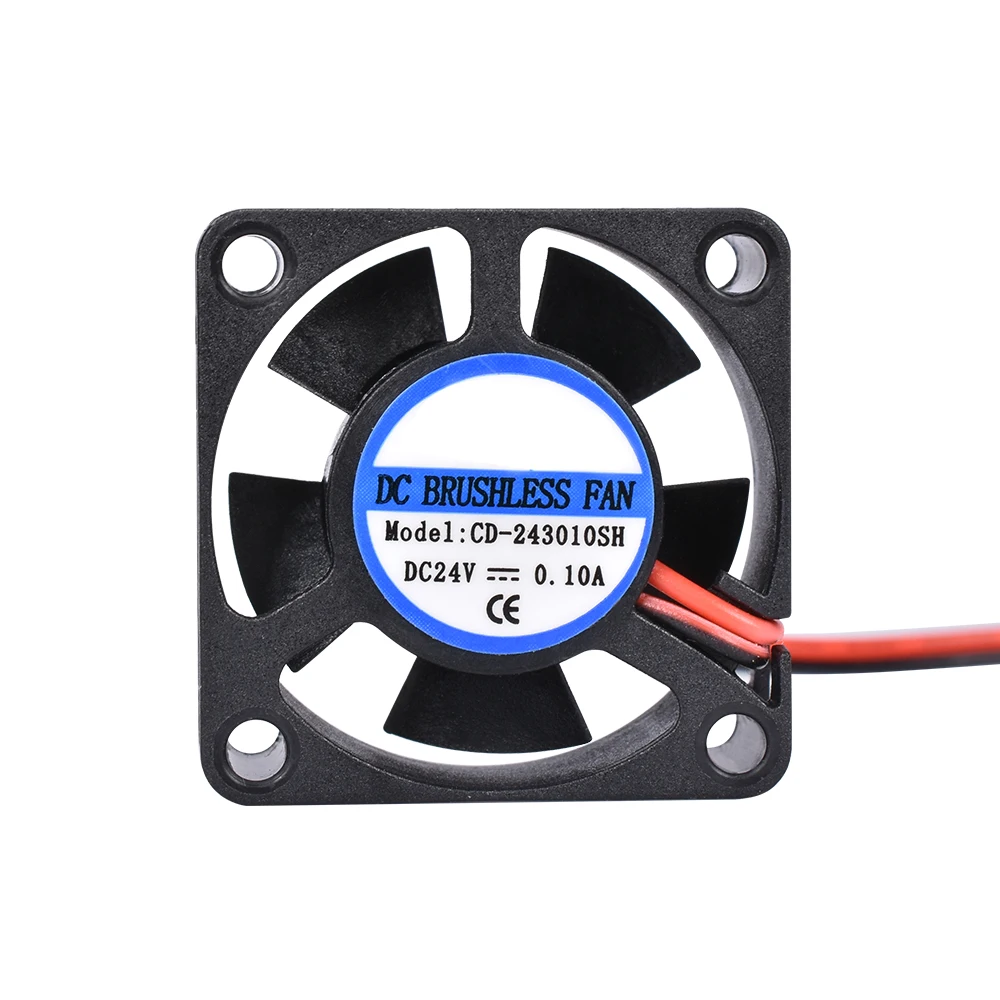 5pcs DIY Reprap DC 5V 12V 24V 2Pin Mini Cooling Fan Brushless 3010 Fan 30MM 30x30x10mm Small Exhaust Fan For 3d Printer Parts