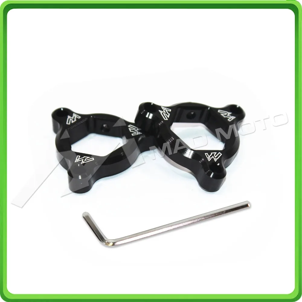 22mm Black Fork Spring Preload Adjusters for Aprilia RSV Mille 1999 2000 2001 2002 2003 & Dorsoduro 2008 2009 2010 Style A