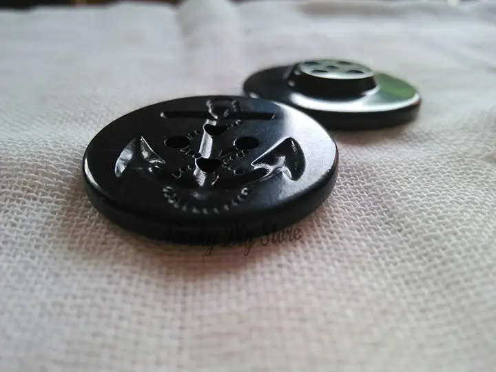 25mm / 28mm Anchor Buttons for military uniforms, naval urea buttons,fire prevention,radiation and environment temperature