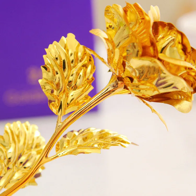 Rosa Regalo Fiore 24K Oro, Migliore Regalo per Valentino