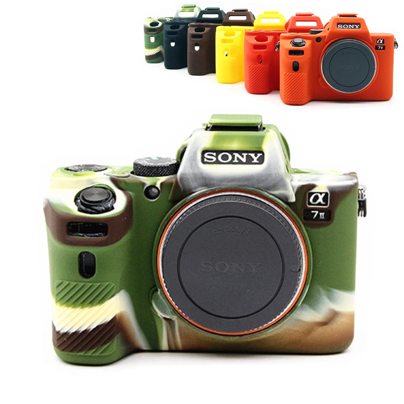 Rubber Silicon Case Body Cover Protector Soft Frame Skin for Sony A7 II A7R Mark 2 A7S Mark II ILCE-7M2 ILCE-7RM2 ILCE-7SM2 A7M2
