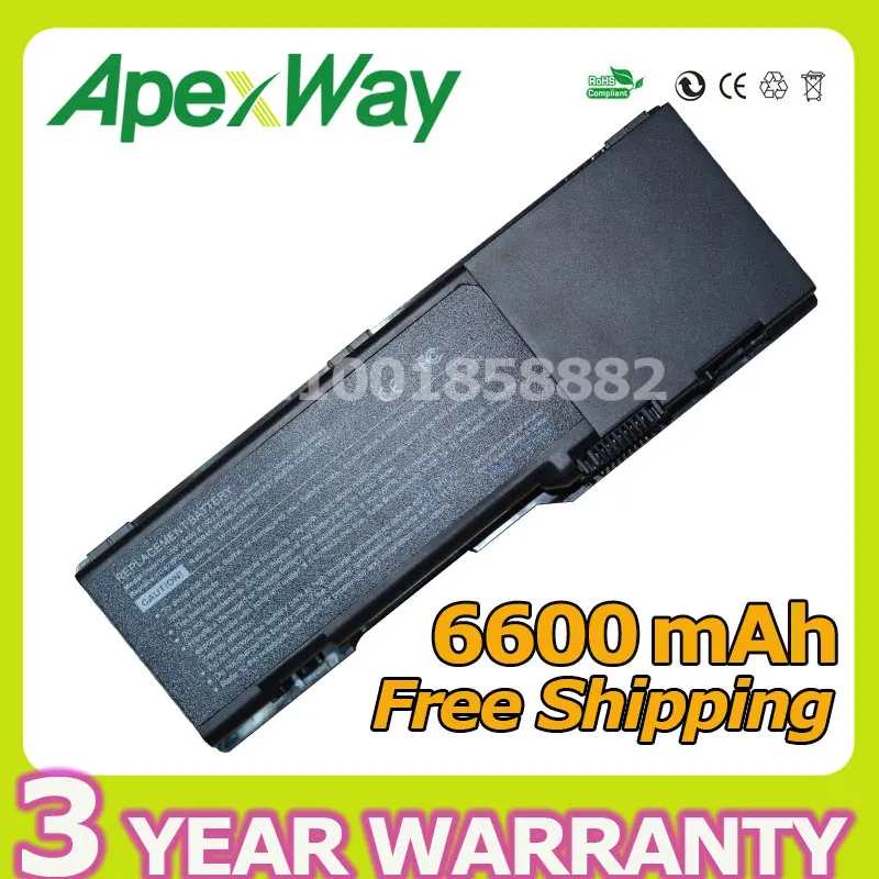 Apexway 9 cells Laptop Battery For Dell Inspiron 6400 GD761 JN149 KD476 PD946 PR002 RD850 RD855 RD857 RD859TD349 UD260