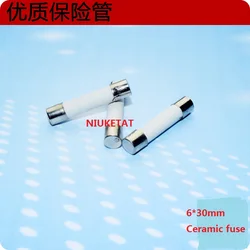 100pcs 6*30mm 10A 250V Ceramic fuse 6*30 10A 250V Ceramic New
