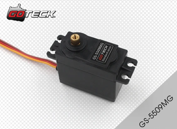 GOTECK GS-5509MG 9kg sterzo a farfalla ad alta coppia RC Servo ingranaggi in metallo