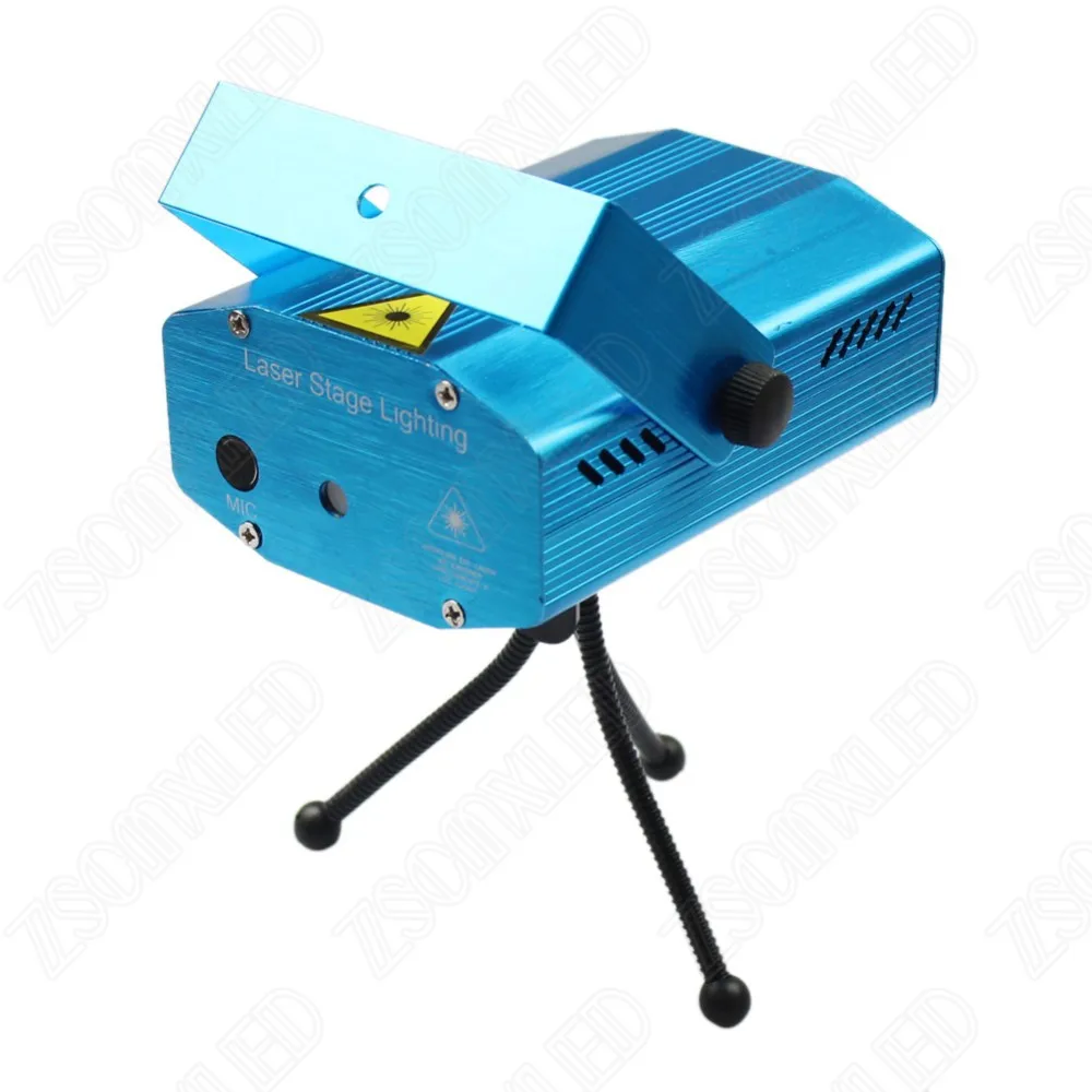 Mini RGB Laser Stage Lighting LED Stage Lighting Adjustment  Projector For Strobe Dance Disco Xmas Party  Home Wedding Club