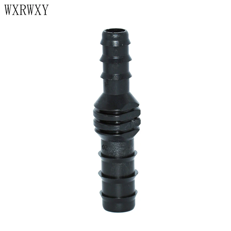 

wxrwxy Garden drip tape 1/2" irrigation connector 3/4" 20mm to 16mm reducing straight barb connector 25pcs