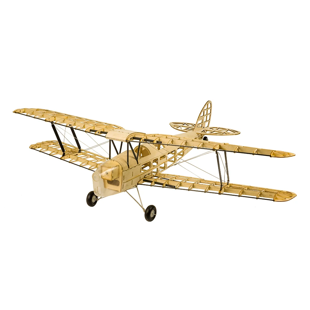 RC Plane Dancing Wings S1901 Balsa Wood RC Airplane Tiger Moth Remote Control Biplane Unassembled KIT Version DIY Flying Model