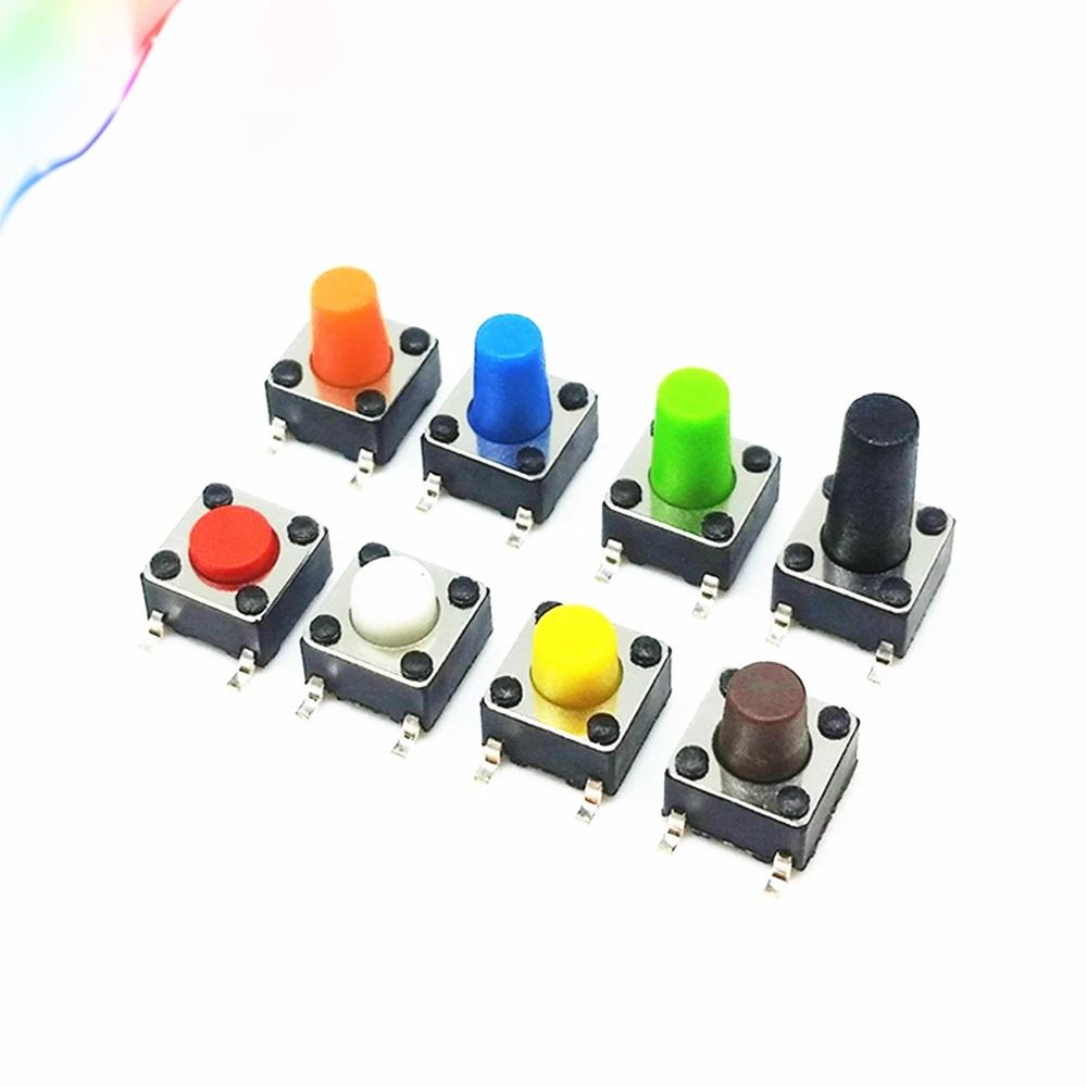 50pcs Free shopping 6*6*5mm Light touch switch DIP4 ON/OFF Touch button Touch micro switch  keys button DIP 4pin  High quality