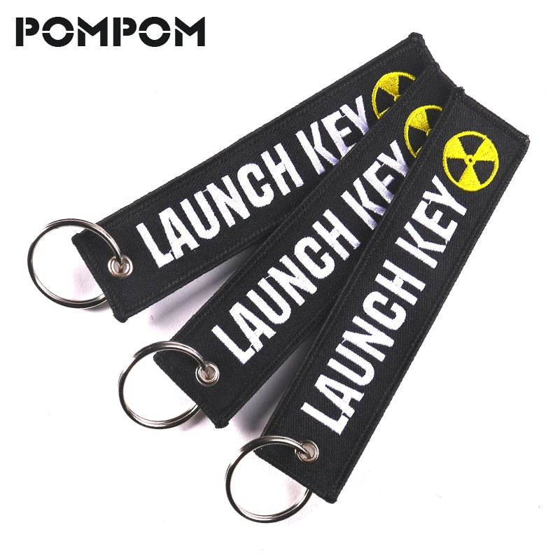 5 PCS/LOT Fashion Launch Key Chain  for Motorcycles and Cars Embroidery Key Fobs OEM Keychain Gifts Tag Bijoux Keychain Jewelry