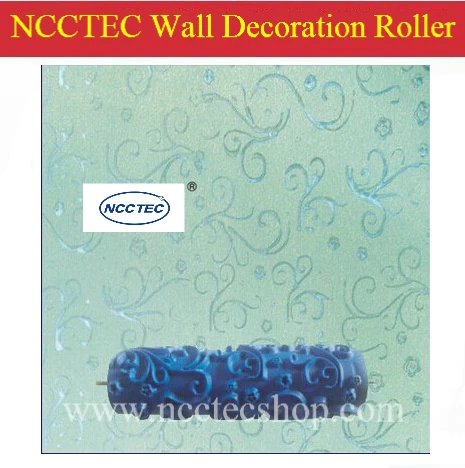 

7'' 180mm NCCTEC rubber wall decoration paint roller FREE shipping | 244 sorts | use it with DM7 decoration machine