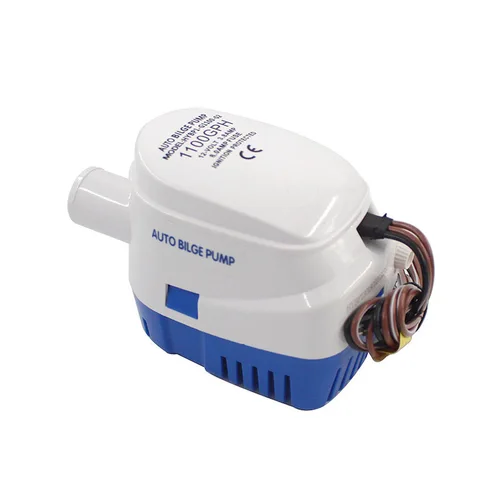 Imagen 2 del producto Bomba de agua eléctrica sumergible, bomba de sentina totalmente automática 600 750 1100GPH DC 12V 24V para hidroavión, barco Civil, barcos domésticos