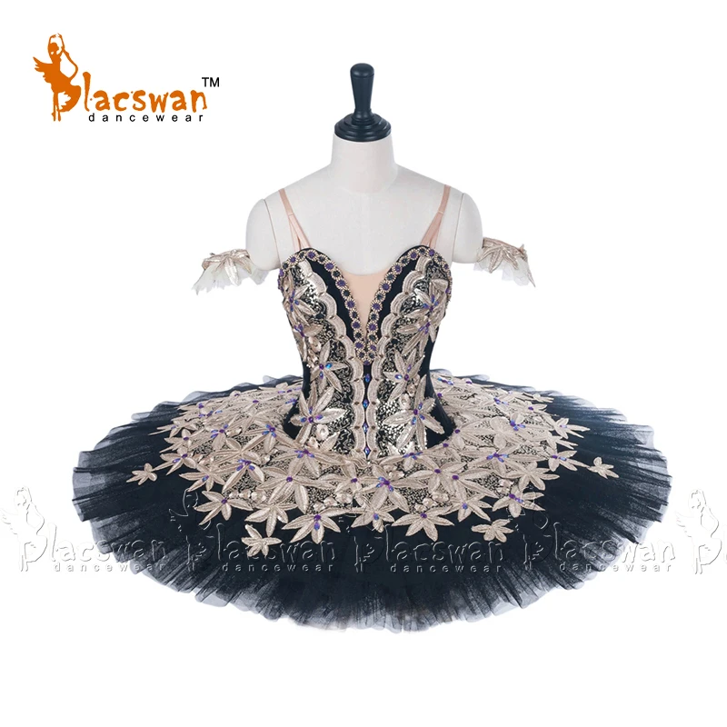 

Black Swan Lake Ballet Tutu Classical ballet tutu black stiff tulle pancake professional ballet tutu costume ballet tutus adult