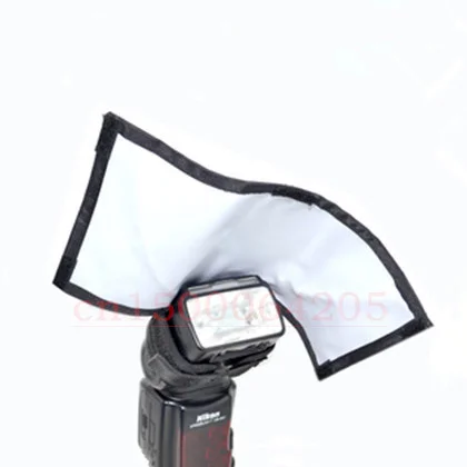انحناء تنطط فلاش عاكس الناشر بندر الفوتوغرافي softbox لل كاميرا dslr مع عدد تتبع