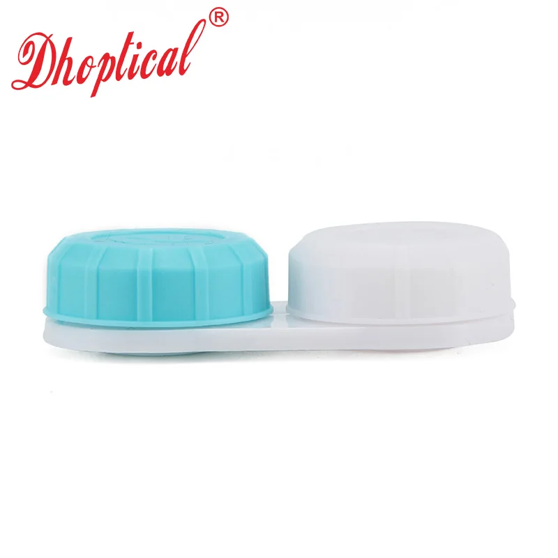 100 Pcs Contact Lens Case Colorfull Case  L R Blue and Red Contact Accessories By Dhoptical